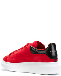 Baskets rouges Alexander McQueen