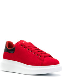 Baskets rouges Alexander McQueen