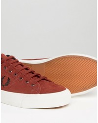 Baskets rouges Fred Perry