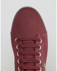 Baskets rouges Fred Perry