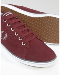 Baskets rouges Fred Perry