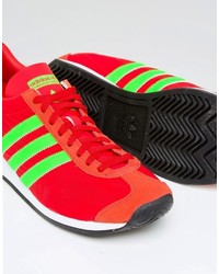 Baskets rouges adidas