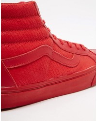 Baskets rouges Vans