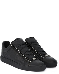 Baskets texturées noires Balenciaga