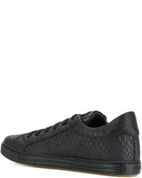 Baskets texturées noires DSQUARED2