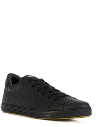 Baskets texturées noires DSQUARED2