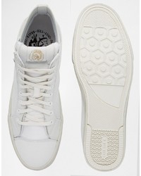 Baskets tressées blanches Diesel