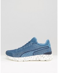 Baskets tressées bleues Puma