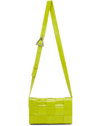 Besace en cuir chartreuse Bottega Veneta