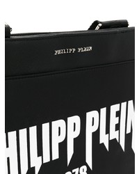 Besace en cuir imprimée noire et blanche Philipp Plein