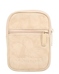 Besace en cuir marron clair adidas