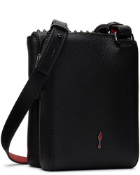 Besace en cuir noire Christian Louboutin