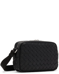 Besace en cuir noire Bottega Veneta