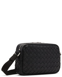 Besace en cuir noire Bottega Veneta