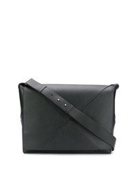 Besace en cuir noire Bottega Veneta