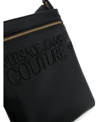 Besace en cuir noire VERSACE JEANS COUTURE