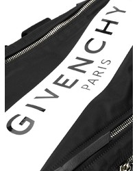 Besace en toile imprimée noire Givenchy