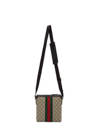 Besace en toile marron clair Gucci