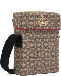 Besace en toile marron Vivienne Westwood