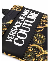 Besace en toile noire VERSACE JEANS COUTURE