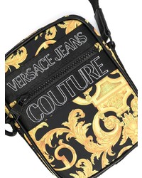 Besace en toile noire VERSACE JEANS COUTURE