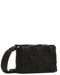 Besace en toile noire Bottega Veneta