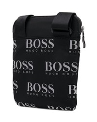 Besace en toile noire BOSS HUGO BOSS