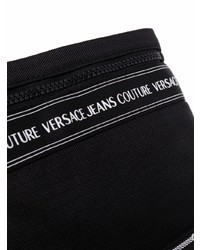 Besace en toile noire VERSACE JEANS COUTURE