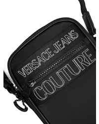 Besace en toile noire VERSACE JEANS COUTURE