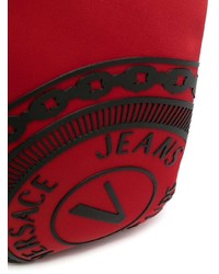 Besace en toile rouge VERSACE JEANS COUTURE