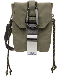 Besace olive A.P.C.
