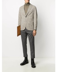 Blazer à carreaux beige Eleventy