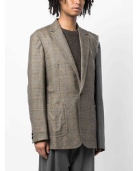 Blazer à carreaux beige Kolor