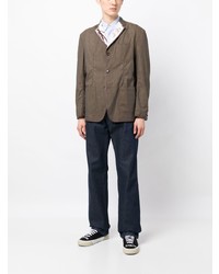 Blazer à carreaux blanc Junya Watanabe MAN