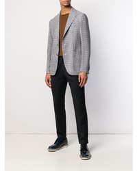 Blazer à carreaux bleu marine Tagliatore