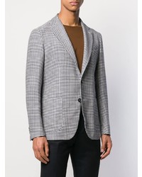 Blazer à carreaux bleu marine Tagliatore