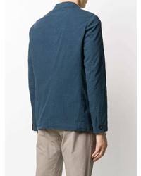 Blazer à carreaux bleu marine PS Paul Smith