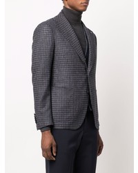 Blazer à carreaux bleu marine Tagliatore