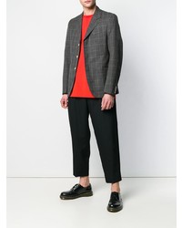 Blazer à carreaux gris foncé Junya Watanabe