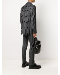 Blazer à carreaux gris foncé Comme Des Garcons Homme Plus