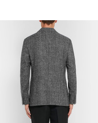 Blazer à carreaux gris foncé Ermenegildo Zegna