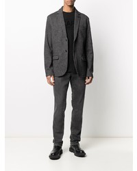 Blazer à carreaux gris foncé Karl Lagerfeld