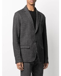 Blazer à carreaux gris foncé Karl Lagerfeld