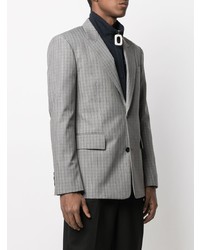 Blazer à carreaux gris Juun.J