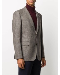 Blazer à carreaux gris Tagliatore