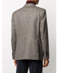 Blazer à carreaux gris Tagliatore