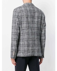 Blazer à carreaux gris Manuel Ritz