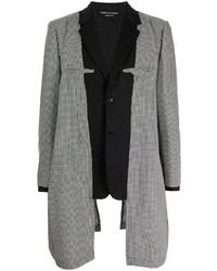 Blazer à carreaux gris Comme Des Garcons Homme Plus