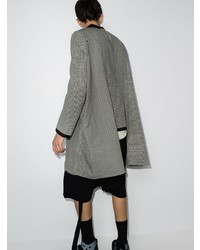 Blazer à carreaux gris Comme Des Garcons Homme Plus