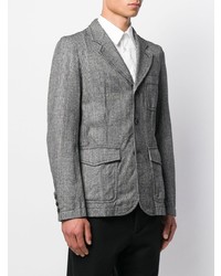 Blazer à carreaux gris Comme Des Garcons SHIRT